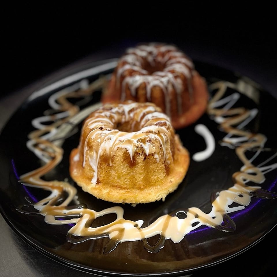 Indulge in our rum cake